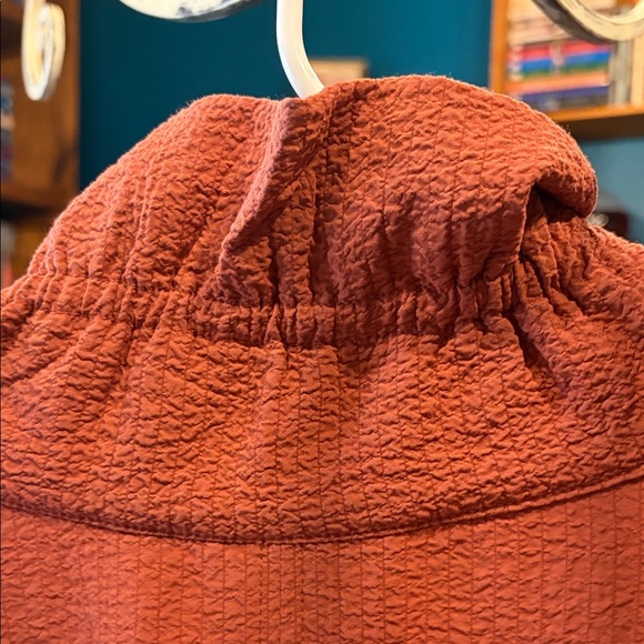 Soft Surroundings Rust Buttoned Top - Picture 6 of 9